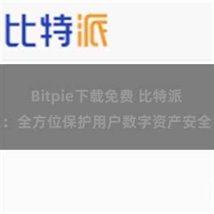 Bitpie下载免费 比特派：全方位保护用户数字资产安全