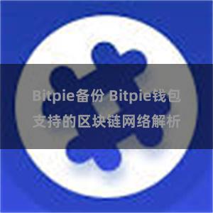 Bitpie备份 Bitpie钱包支持的区块链网络解析