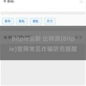 Bitpie全新 比特派(Bitpie)官网常见诈骗防范提醒