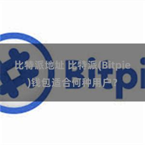 比特派地址 比特派(Bitpie)钱包适合何种用户？