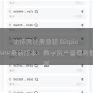比特派注册教程 Bitpie APP最新版本：数字资产管理利器
