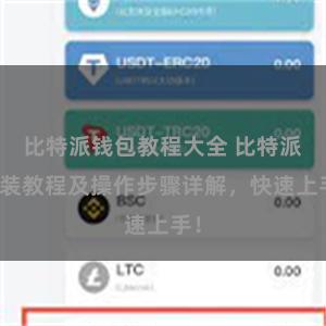 比特派钱包教程大全 比特派安装教程及操作步骤详解，快速上手！