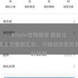 Bitpie官网推荐 最新比特派官方更新汇总，行情动态实时跟踪