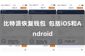 比特派恢复钱包  包括iOS和Android